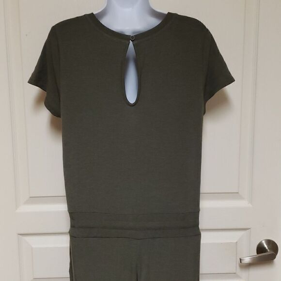 Cable & Gauge Army Green Jumpsuit sz - Picture 6 of 7